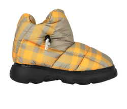 Burberry Check Moon Boots, Mens, Nylon, Yellow, UK6, DB/B, 4*