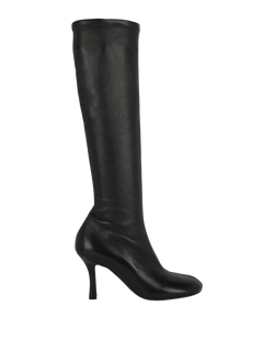 Burberry Knee Length Baby Boots, Leather, Black, UK4, B/DB, 3*