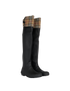 Burberry Freddie Rain Boots, side view