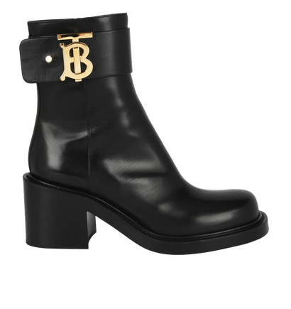 Burberry Monogram Motif Boots, front view
