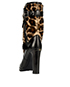 Burberry Shearling Leopard Boots, back view