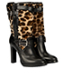 Burberry Shearling Leopard Boots, side view