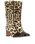 Celine Leopard Boots, side view
