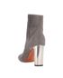 Celine Metallic Heel Ankle Boots, back view