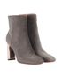 Celine Metallic Heel Ankle Boots, side view