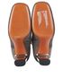Celine Metallic Heel Ankle Boots, top view