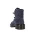 Chanel Quilted CC Booties, back view