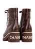 Chanel Heeled Biker Boots, back view