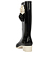 Chanel Camelia Rain Boots, back view