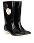 Chanel Camelia Rain Boots, side view