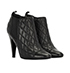 Chanel Quilted Ankle Boots, side view