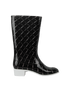 Chanel Quilted Rain Boots, front view