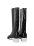 Chanel Quilted Rain Boots, back view