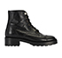 Chanel Lace Up Pearl Boots, front view