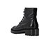 Chanel Lace Up Pearl Boots, back view