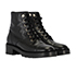 Chanel Lace Up Pearl Boots, side view