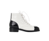 Chanel 21P Bicolor Boots - Size UK8, front view