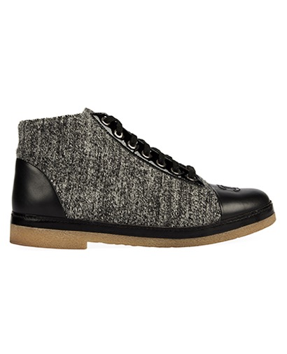 Chanel Crepe Desert Boots, front view