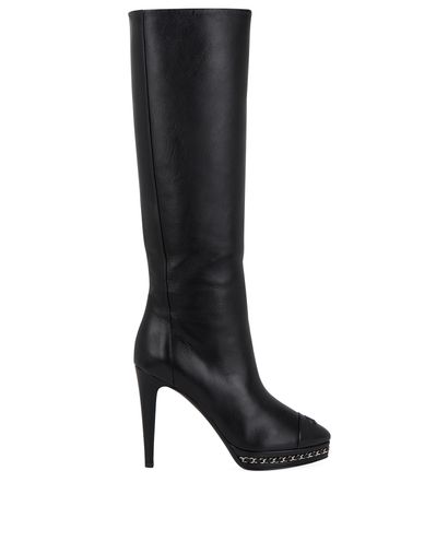 Chanel Knee High Boots, front view