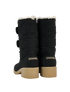 Chanel CC Quilted Snow Boots, back view