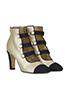 Chanel Faux Pearl Ankle Boots, side view