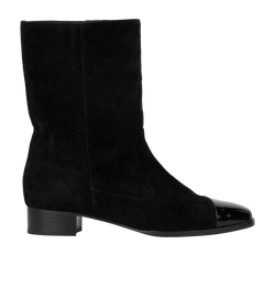 Chanel Ankle Boots, Suede, Black, UK3.5, DB, 1*