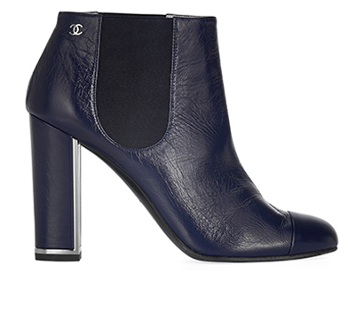 Chanel Ankle Heeled Ankle Boots, front view