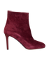 Chanel Ankle Boots, &pound;650, Shoes, Burgundy, Suede, Front view