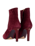Chanel Ankle Boots, &pound;650, Shoes, Burgundy, Suede, Back view