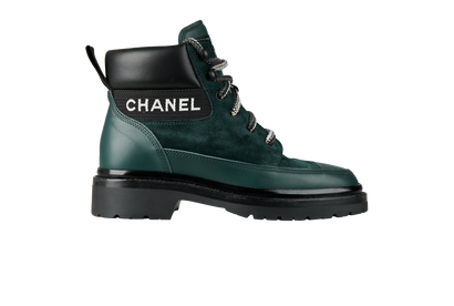 Chanel Hiking Boots, front view