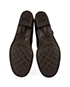 Chanel Maroon Rainboots, top view