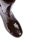 Chanel Maroon Rainboots, other view