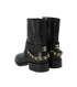 Chanel Chain Ankle Boots, back view