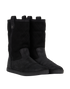 Chanel Quilted Boots, side view
