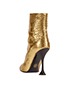 Chanel Crocodile Embossed Ankle Boots, back view
