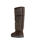 Chanel Sheepskin Boots, back view