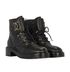 Chanel CC Combat Boots, side view