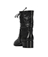 Chanel Quilted Boots, back view