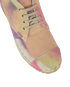 Chanel Dyed Suede Lace-Up Boots, top view