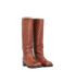 Chanel CC Quilted Boots, side view