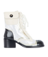 Chanel CC Pocket Lace Up Boots, front view