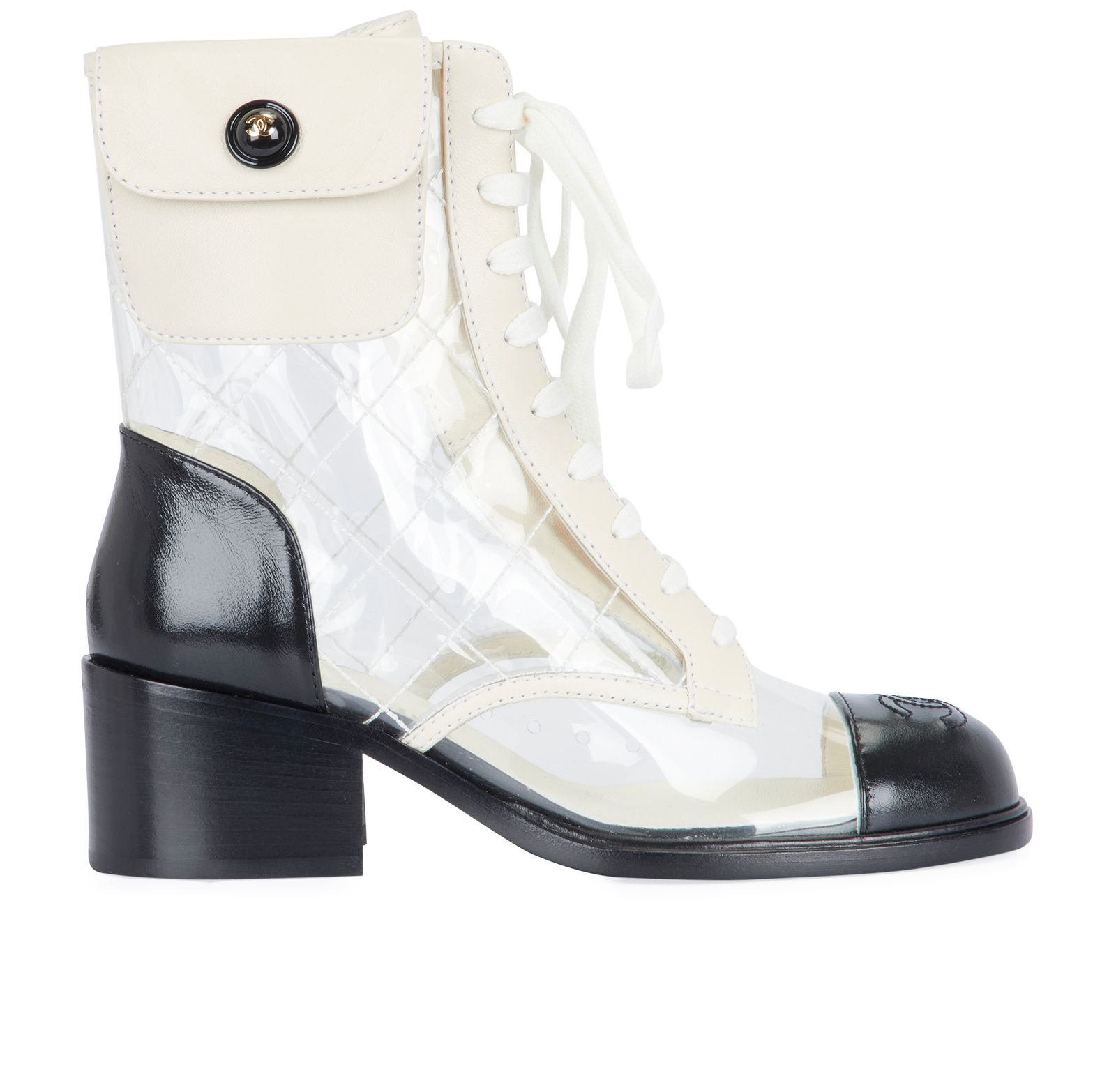 Chanel CC Pocket Lace Up Boots, Boots - Designer Exchange | Buy Sell  Exchange