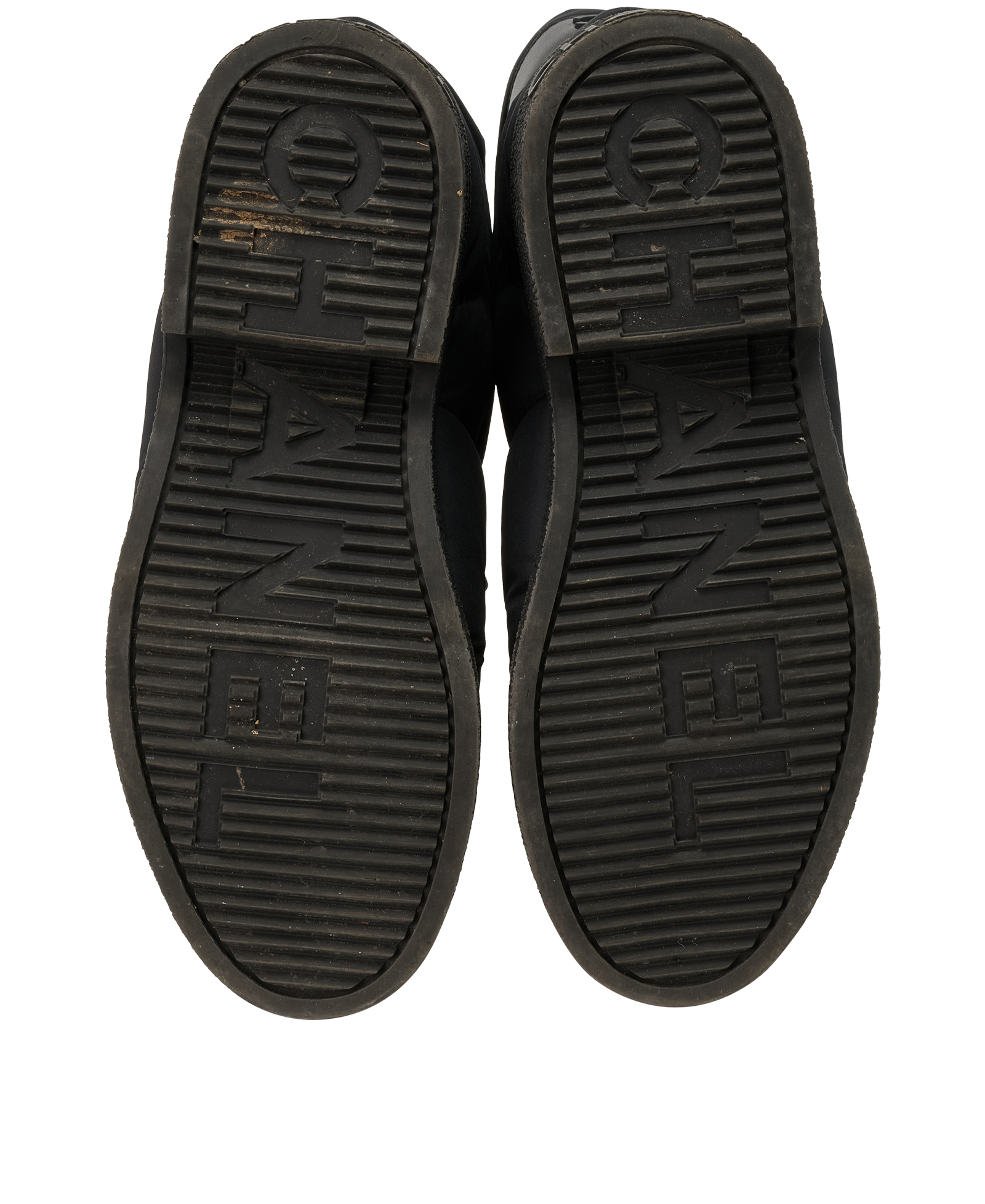 Chanel Coco Neige Boots, &pound;395, Shoes, Black, Leather/Nylon, Top view