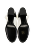 Chanel Sock Ankle Boots, &pound;850, Shoes, Black/White, Fabric/Patent Leather, Top view