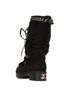 Chanel Shearling Chain Snow boots, back view