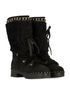 Chanel Shearling Chain Snow boots, side view