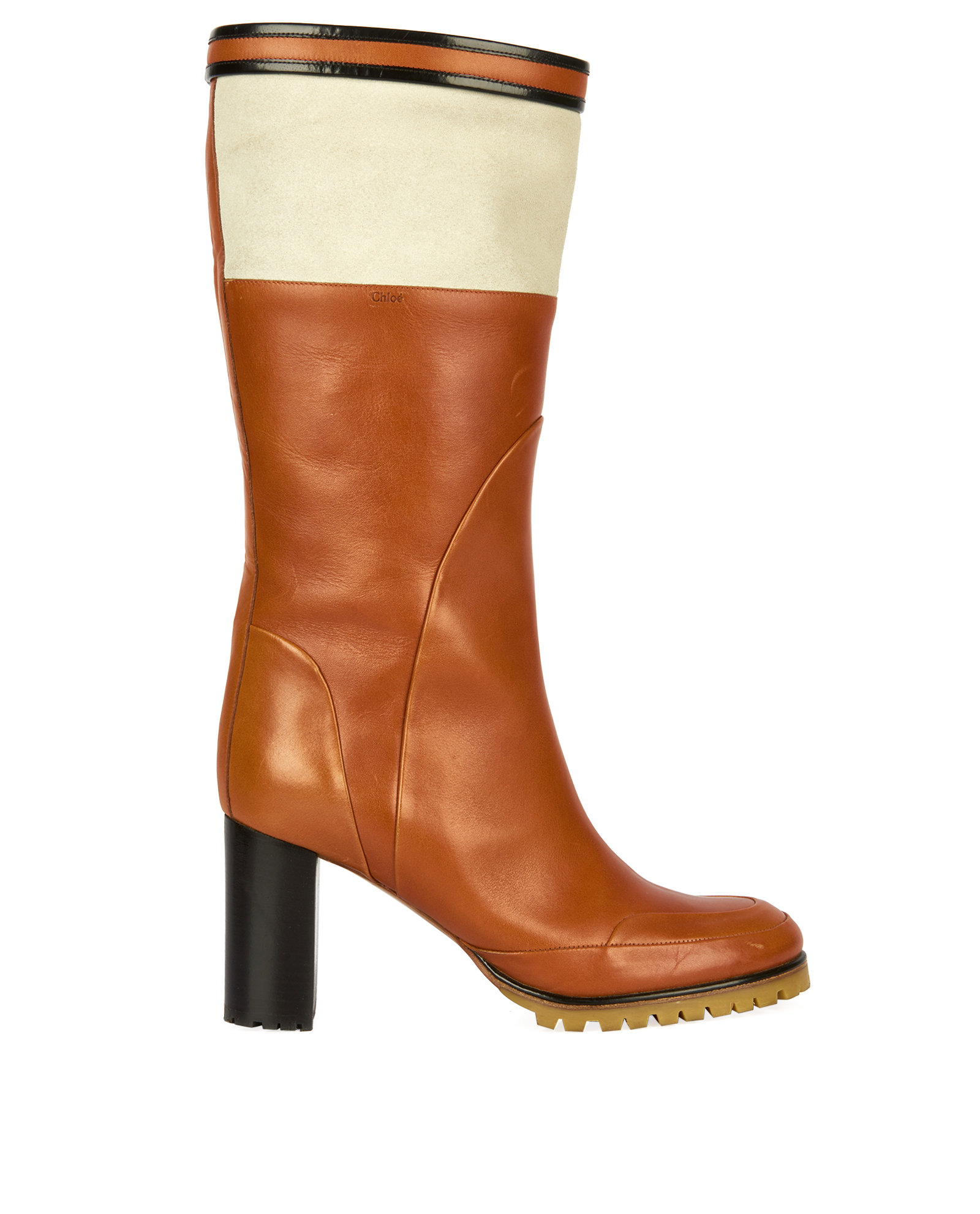 chloe mid calf boots