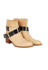 Chlo� Leather Strap Ankle Boots, side view