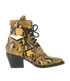 Chloe Snakeprint Rylee Cut Out Boots, front view