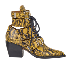 Chloe Rylee Boots, Leather, Yellow, UK6, 2*